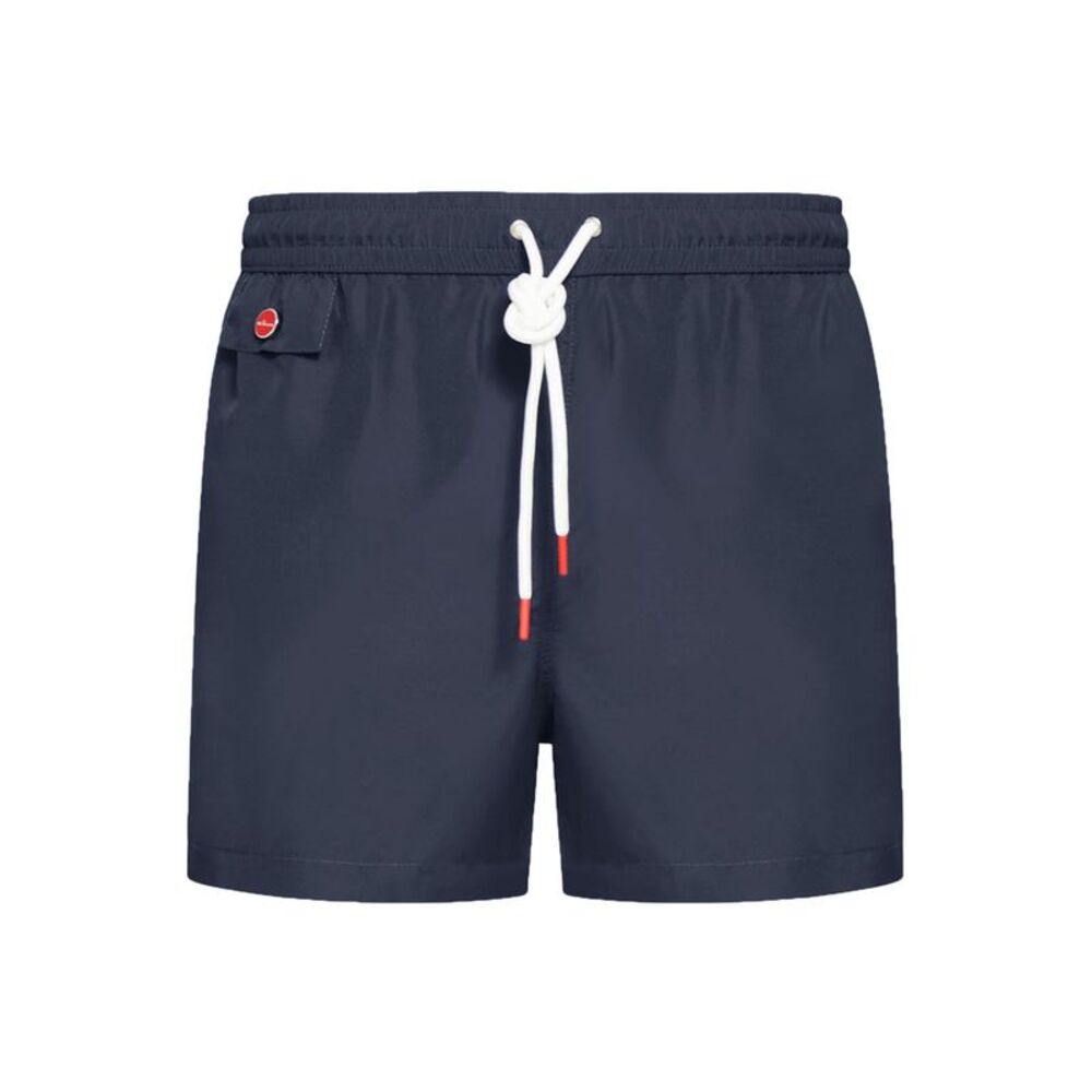 Kiton Men Short Swimsuit In Lightweight Technical Fabric